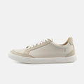 Beige/Wildleder