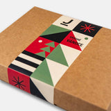 Weihnachtsgeschenkgutschein mit Holzschuhlöffel